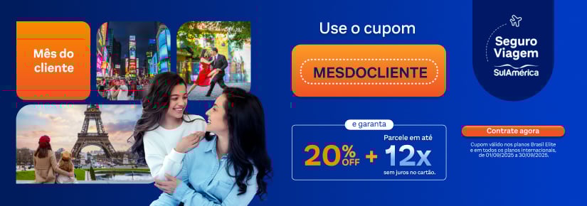 Seguro Viagem - Mês do cliente