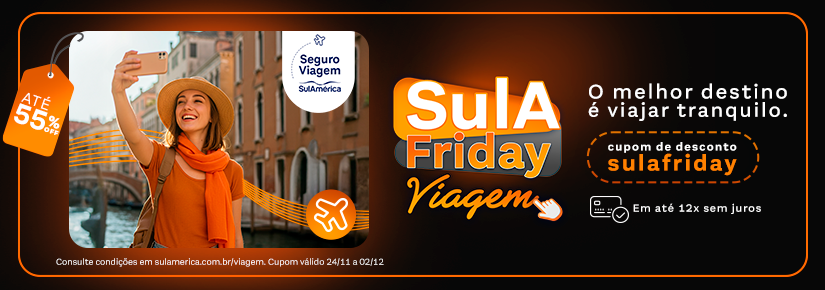Seguro Viagem - BlackFriday